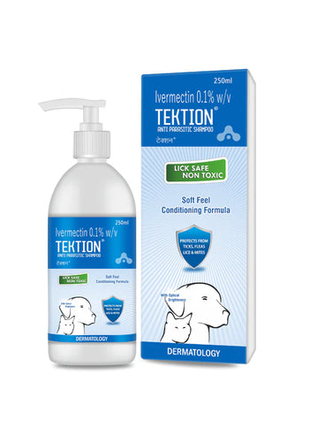 Aranex Tektion Anti Parasitic Shampoo - Ivermectin 0.1% W/V